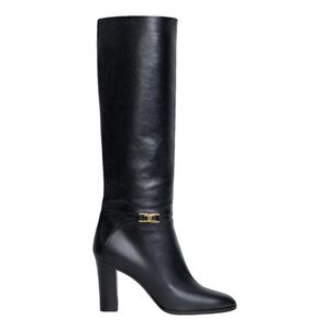 Celine Claude Knee High Leather Boots Size 38